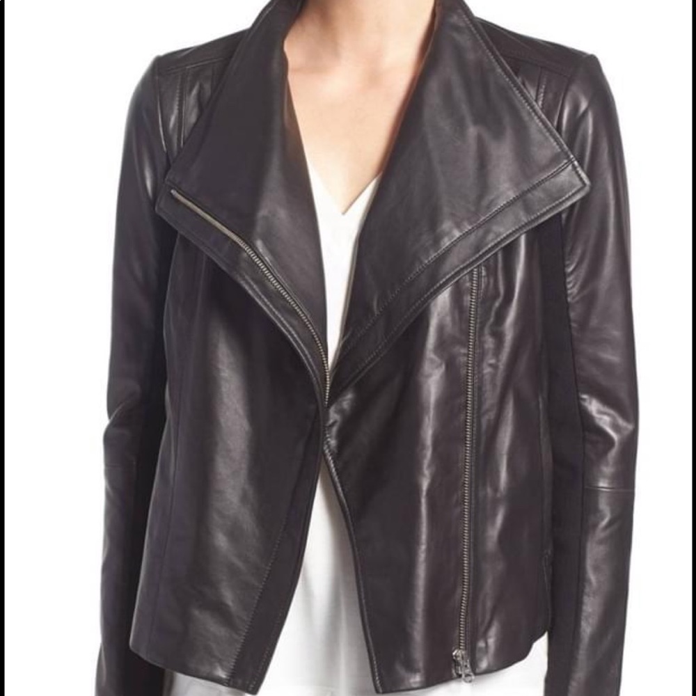 Trouvé Leather Motto Jacket